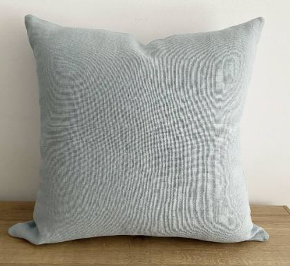 Lino Lavado Celeste 45x45cm. 100%lino 500gr. 
